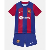 Maglie da calcio Barcelona Prima Maglia Bambino 2023-24 Manica Corta (+ Pantaloni corti)